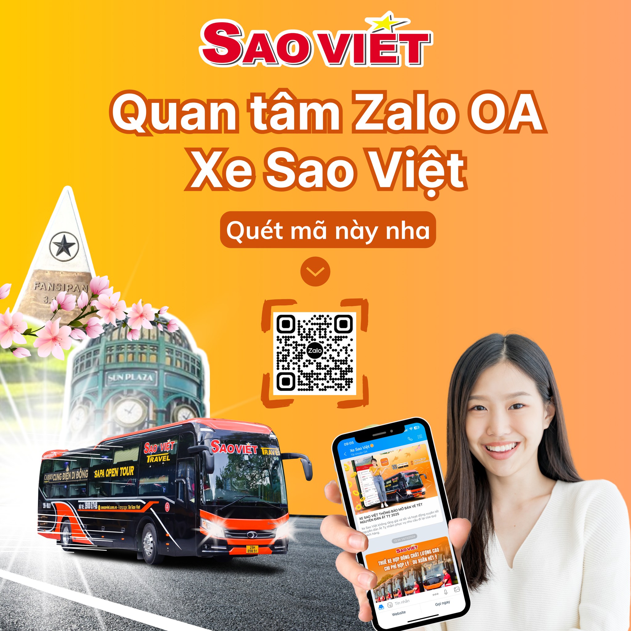 Cách đặt vé xe Sao Việt. 